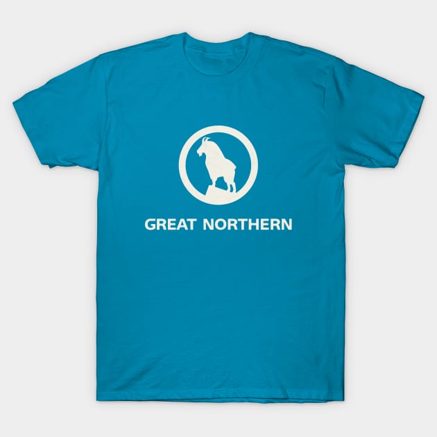 Great Northern Railroad T-Shirt by Turboglyde